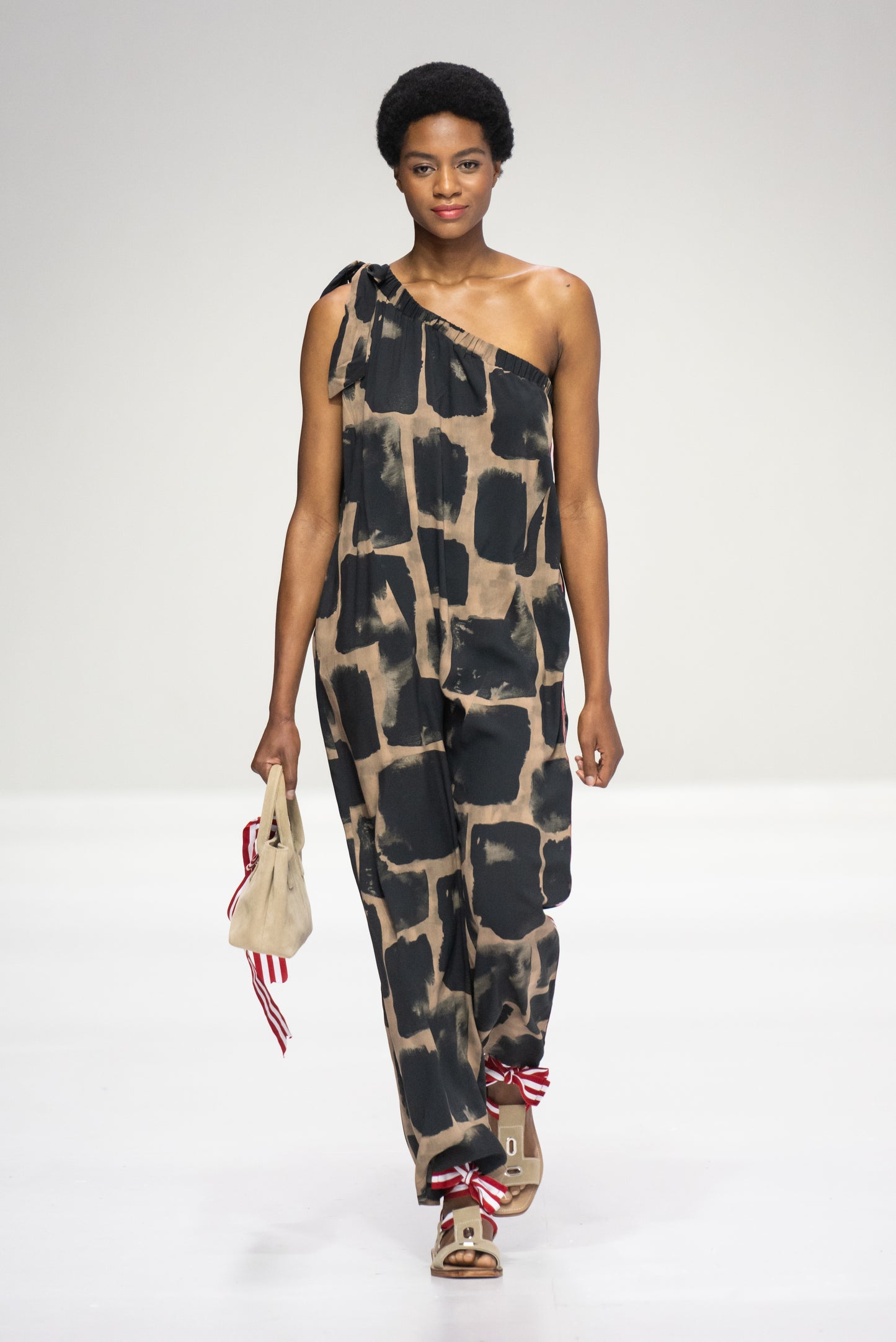 Black and Tan Tatiana Jumpsuit