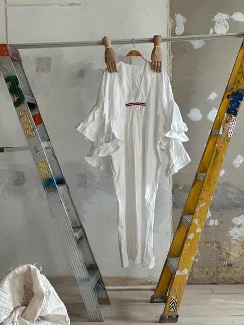 White Cotton Sherlin Dress